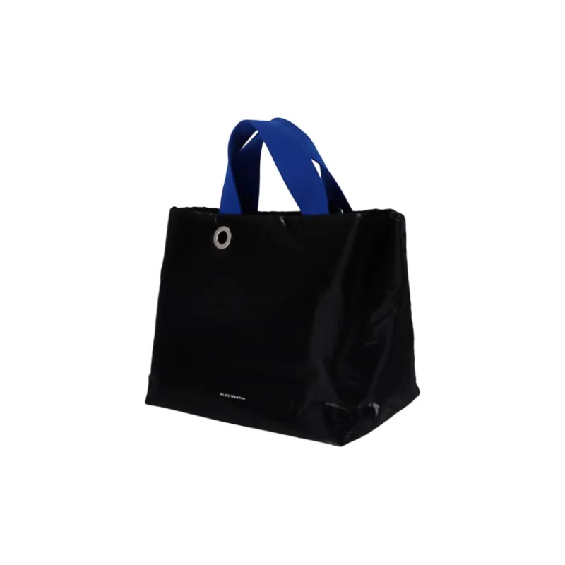 ALICE MARTHA Pure Vegan Leather One Shoulder Handbags Mini Unisex Black-1