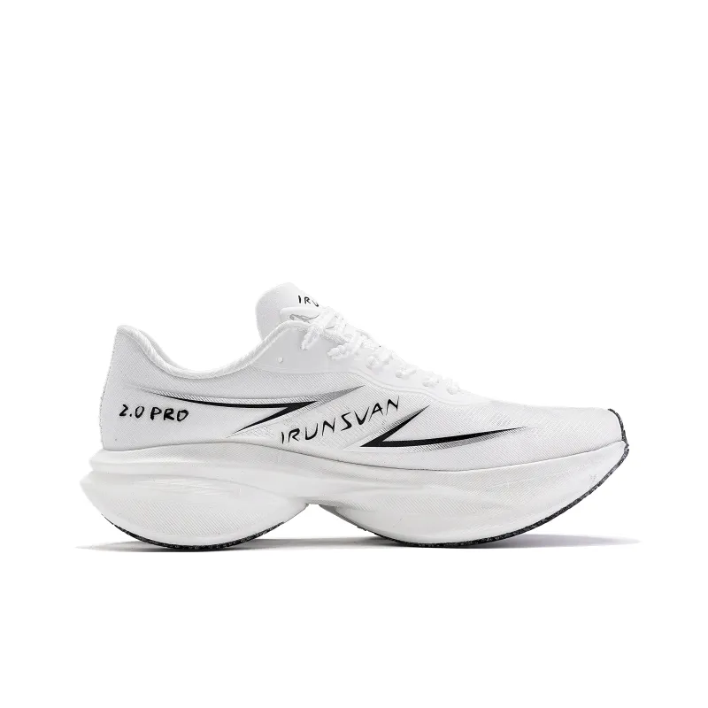 IRUNSVAN Low Top Running Shoes Unisex Black Horse White Running-1