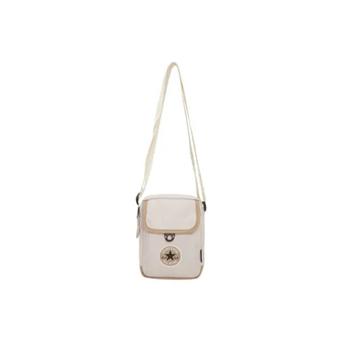 Converse Polyester Shoulder Bag, Crossbody Bag Regular Unisex Milk White