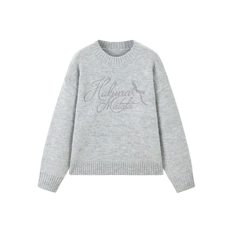 LEDIN Knitwear Women's Silver Candle Gray-0