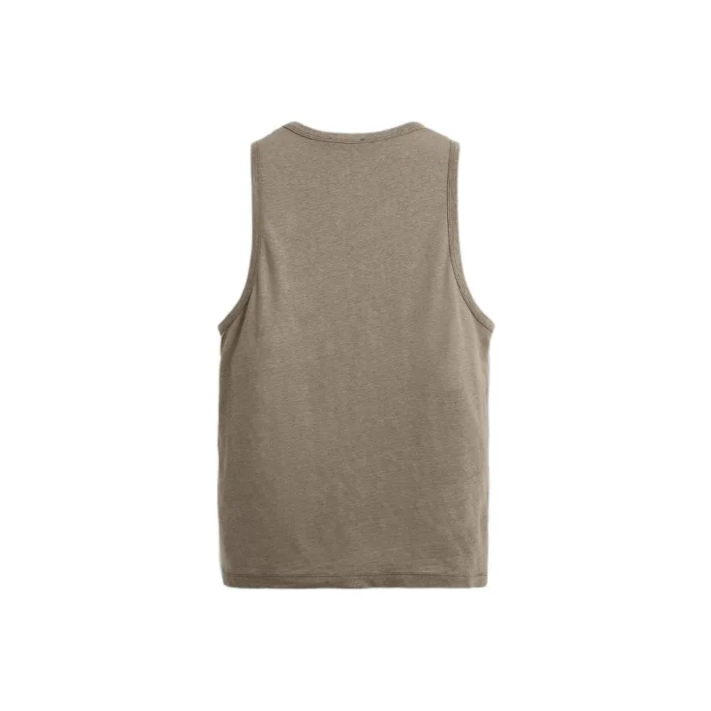 ZARA Tank Top Men's Brown/Dark Taupe-1
