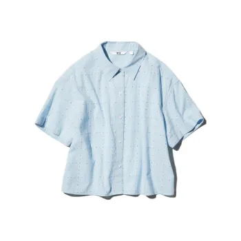 UNIQLO Shirts Women's Aqua Blue