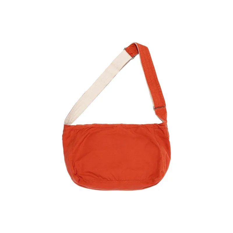 HUMAN MADE Cotton Messenger Bag, Crossbody Bag Small Size Unisex Red-1