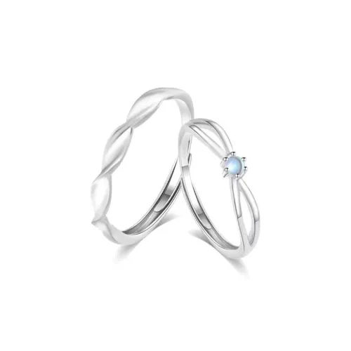 Yuxin Glass Cat Eye Rings Unisex
