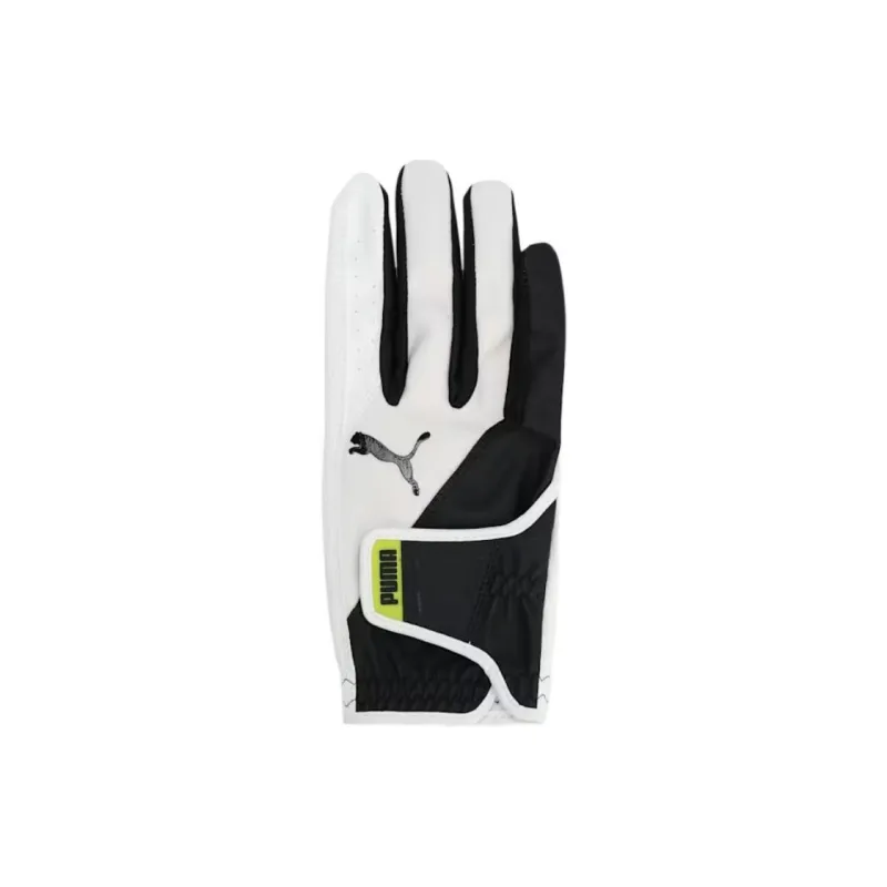 PUMA Synthetic Leather, Polyester, Polyurethane Sports Gloves Men's White-0