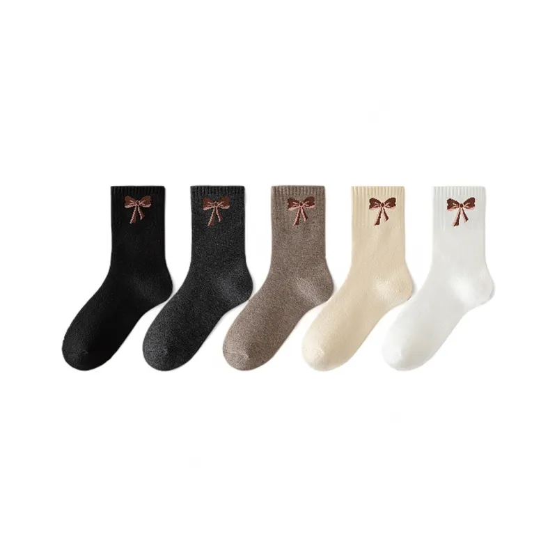 H YXIANG Mid Calf Socks Women's Combo Set-20