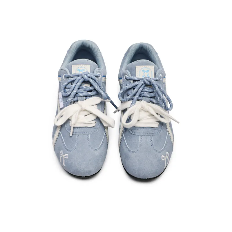 Angelmi Abrasion Resistant Slip Resistant Low Top Casual Shoes Unisex Blue-2