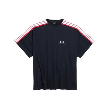 Balenciaga Unity Sports Icon T Shirt Loose Fit Unisex Black
