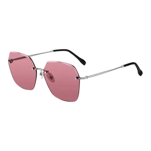PULAIS Plate Alloy Frame Irregular Shape Sunglasses Unisex Multicolor