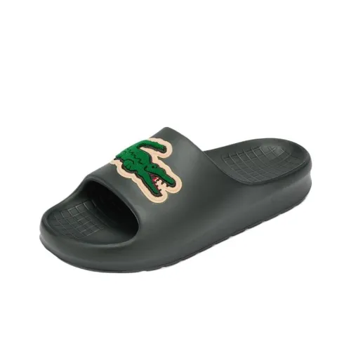 LACOSTE SERVE SLIDE 2.0 EVA Slip Resistant Slide Slippers Men's Dark Green