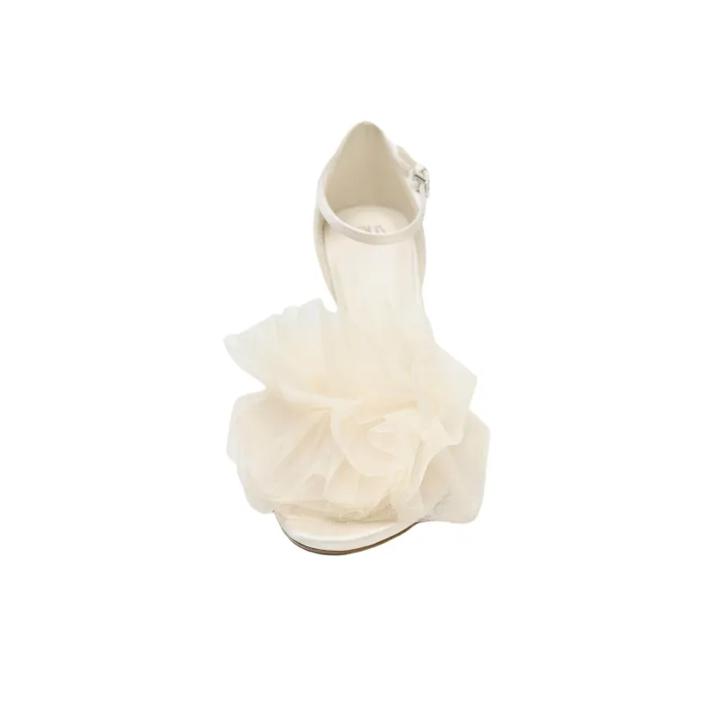 ZARA LIMITED EDITION One Strap Sandals 10cm Women's White-3