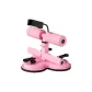 Pink[Upgraded Triple Suction Cup/Adjustable Phone Stand]