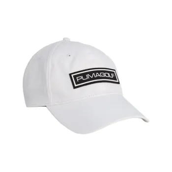 PUMA Polyester Baseball Caps Men's White