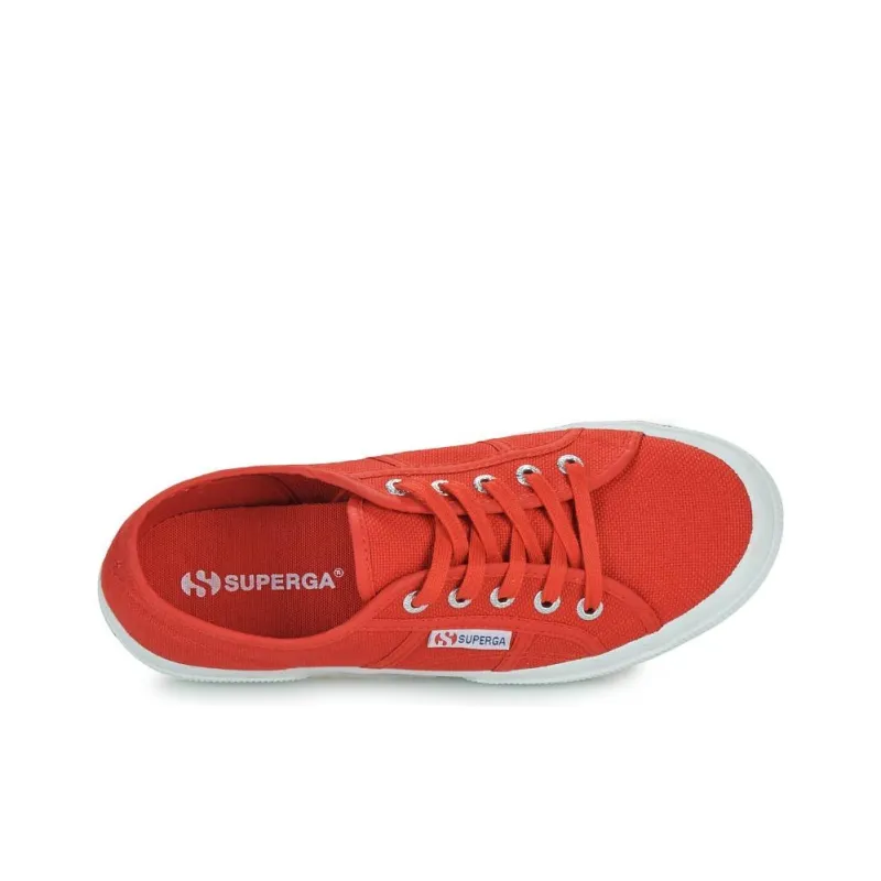 SUPERGA Abrasion Resistant Low Top Casual Shoes Women's Red-1