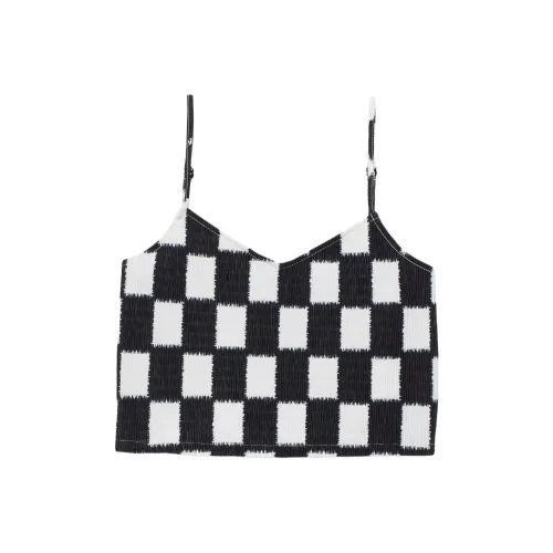 vans vn0a4bv60fi1 Benton Checker Cami Top Camisole Women's Black