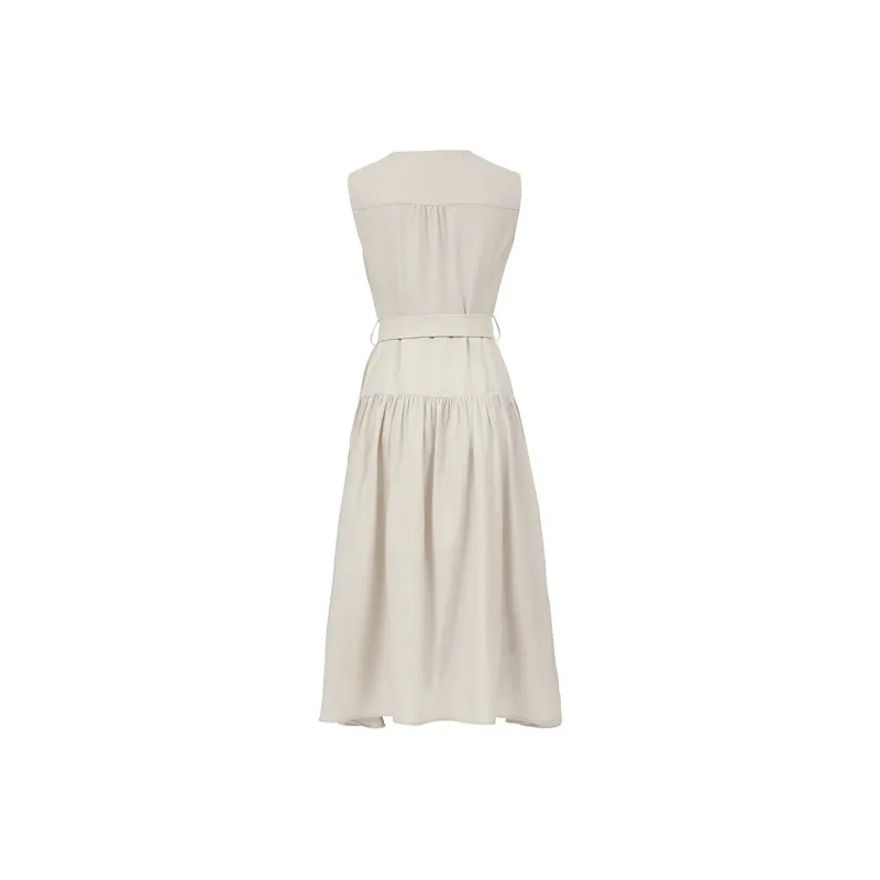 ONLY Sleeveless Dress Women's Pumice Gray-1