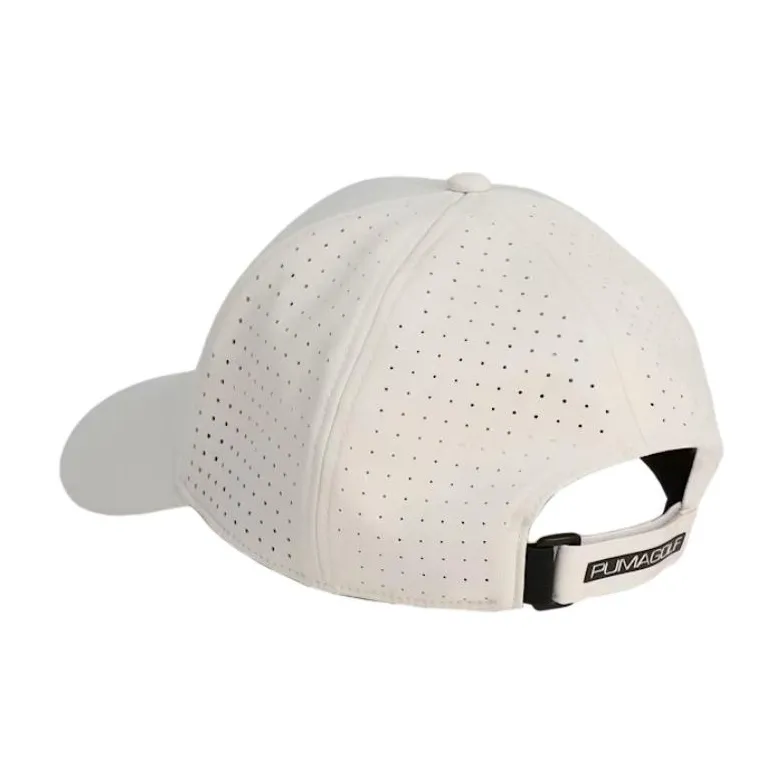 PUMA Polyester, Polyurethane, Metal Baseball Caps Unisex White-2