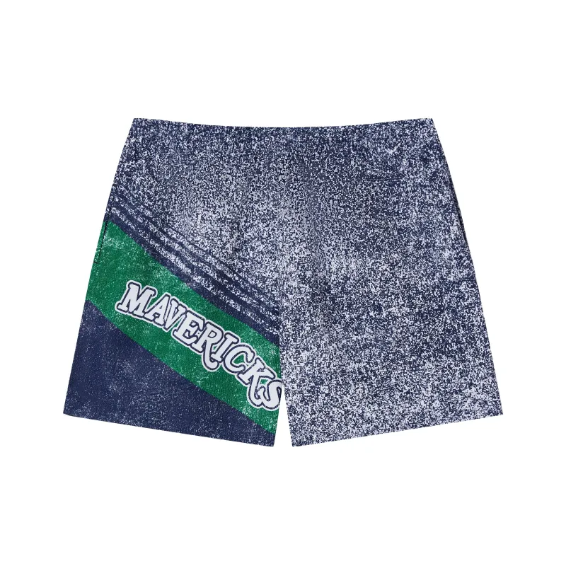 Mitchell & Ness x NBA Lifestyle Casual Shorts Unisex Gray-1