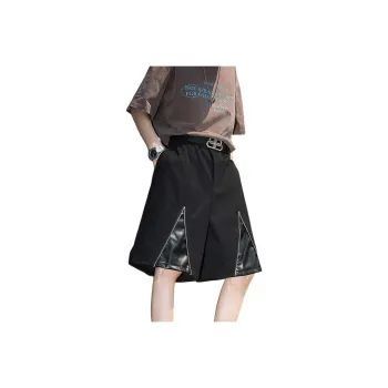 NEAR HERE Casual Shorts Unisex Black