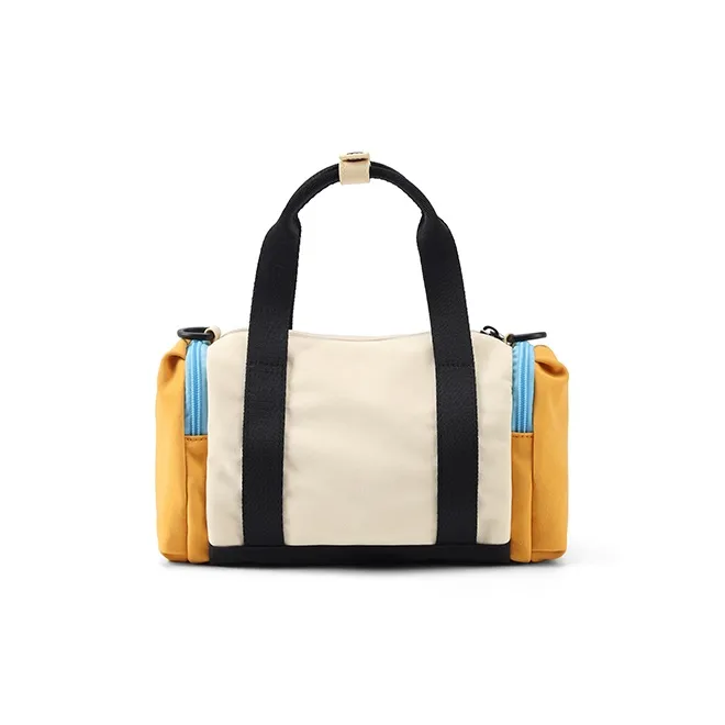 NOXXON Nylon One Shoulder Handbag Women's Custard/Mint Blue-2