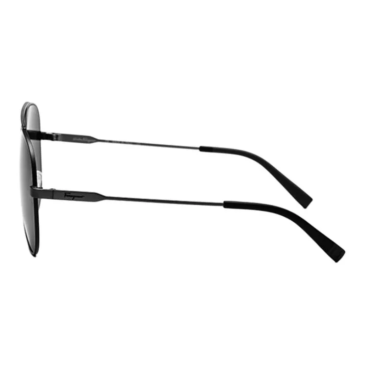 FERRAGAMO Aviator Sunglasses Men's Black-2
