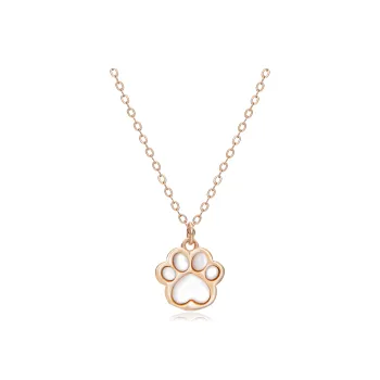 CLARKIA FLOWER 925 Sterling Silver Necklaces Unisex