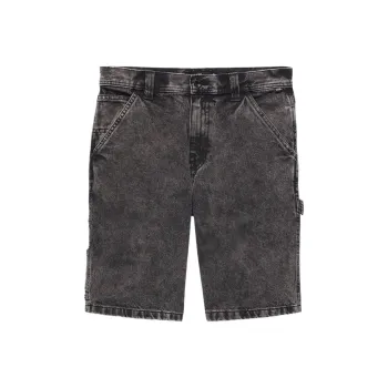 Vans DRILL CHORE Denim Shorts Men's Black Gray