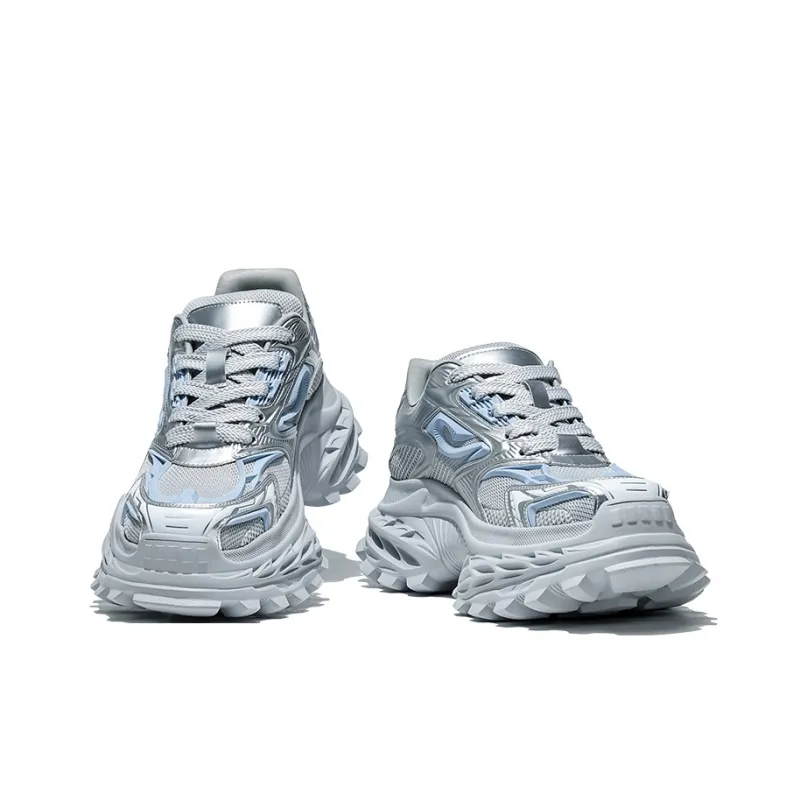 MOERBAI Lava Series Breathable Height Increase Low Top Chunky Sneakers Men's-13