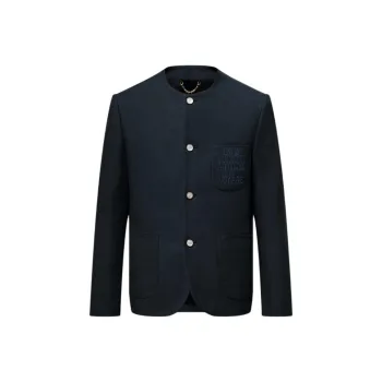 LOUIS VUITTON Chic Collarless Jacket