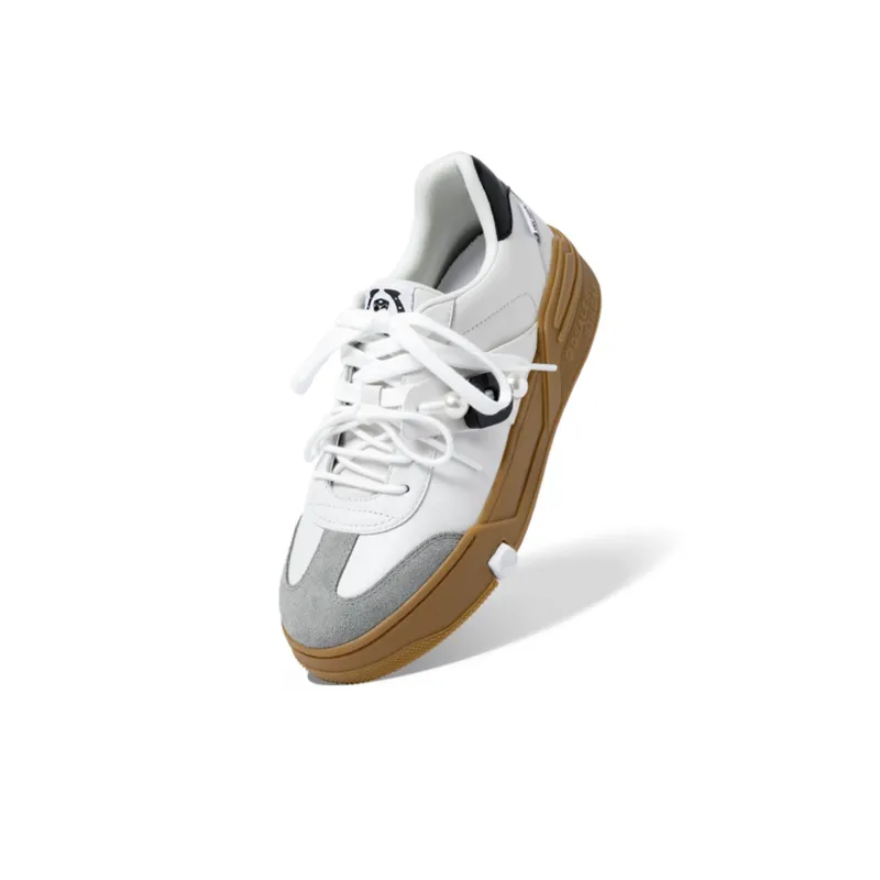 DEALER STREAK Anti-Slip And Wear-Resistant Breathable Low-Top Skateboard Shoes Unisex White-2