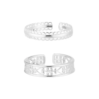 EAR PARTNER 925 Sterling Silver Rings Women's