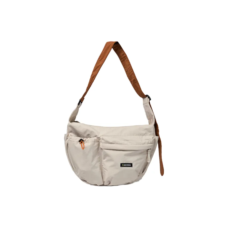 ACROSS Polyester Dumpling Bag, Shoulder Bag, Crossbody Bag Large Size Unisex Multicolor-4