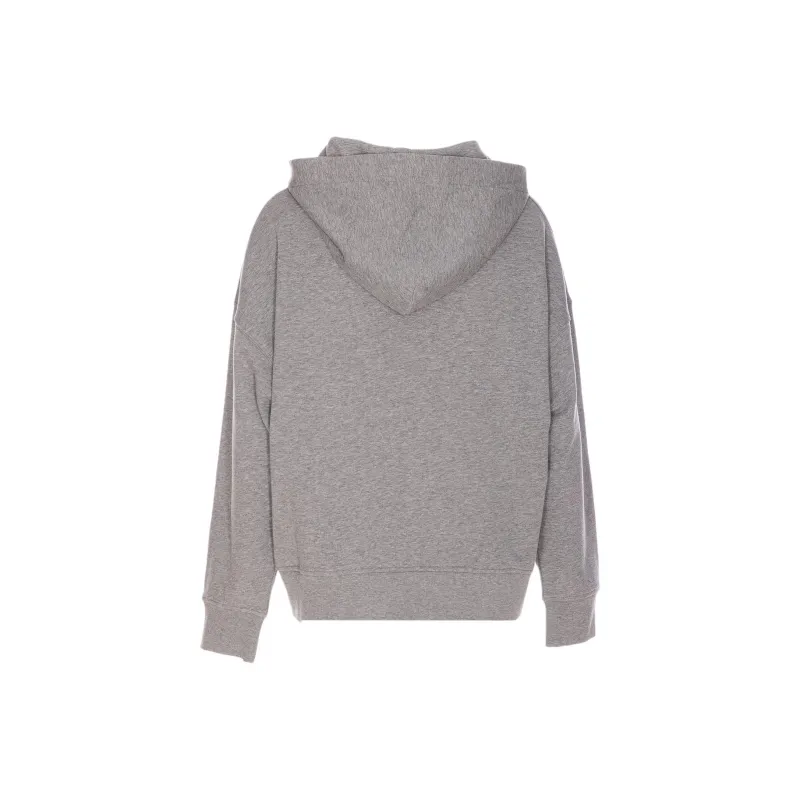 PINKO Logo Embroidered Long Sleeved Hoodie-1