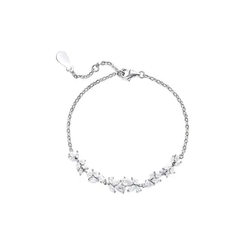 Regalrose 925 Sterling Silver Bracelets Women's Silver