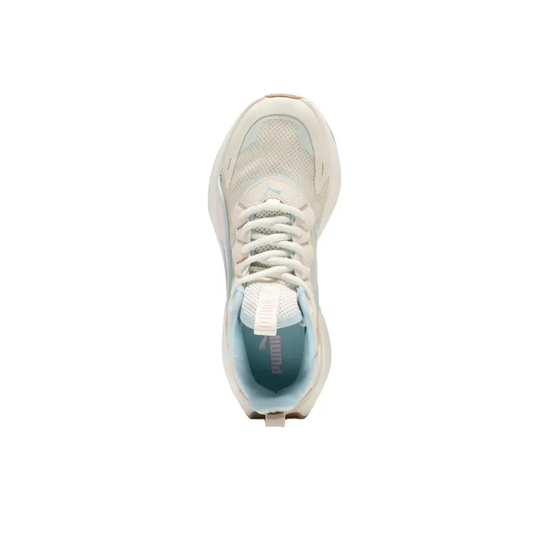 PUMA Softride Sway Low Top Running Shoes Women's White Green-3