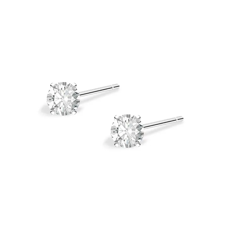 JOLLY NOTE Sterling Silver Stud Earrings Women's-6