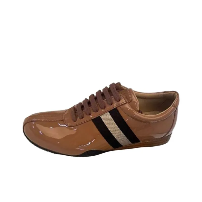 BALLY Low Top Casual Shoes Women's Brown-0