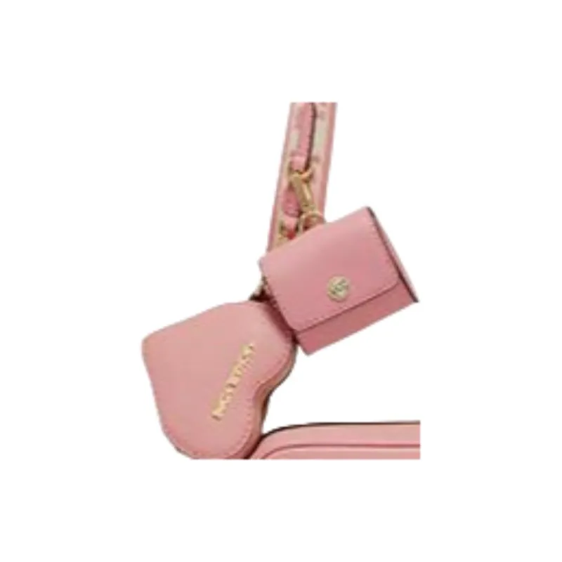 MICHAEL KORS Jet Set Item Leather Combo Bag Shoulder Bag Crossbody Bag Medium Size Women's Rose Pink-3