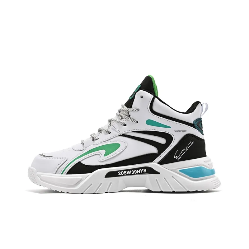 Slazenger Anti Slip Wear Resistant Mid Top Casual Shoes Unisex-5