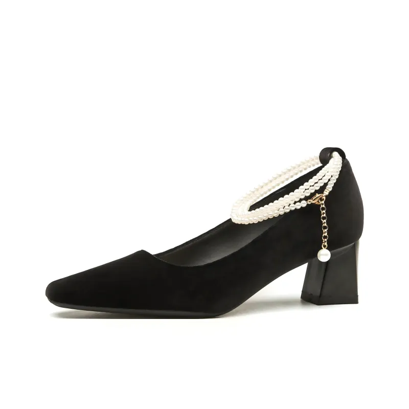 KATHRYN WILSON Chunky Heel High Heels Women's-7