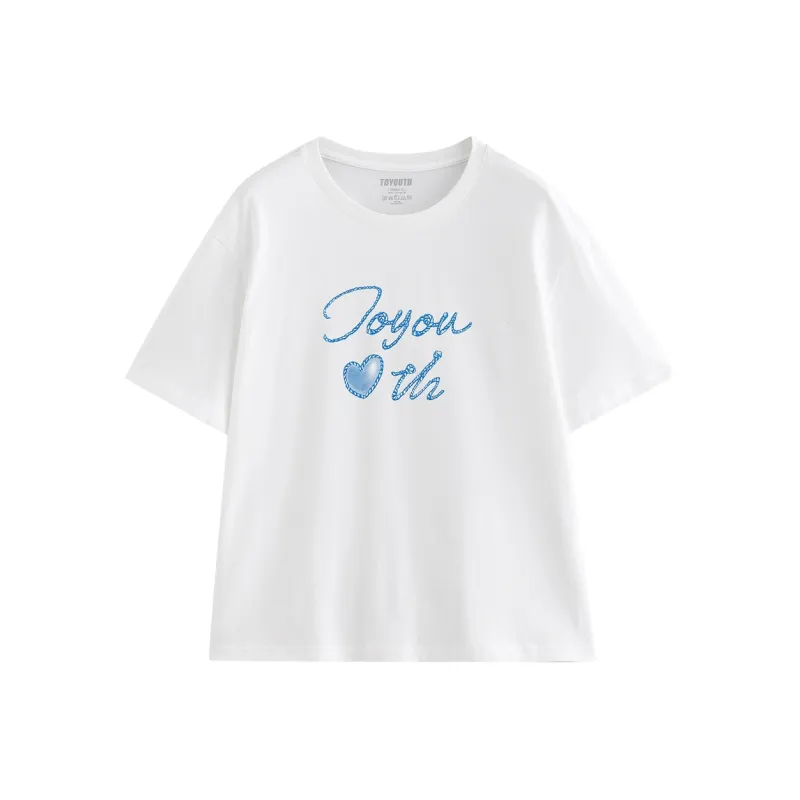 Initial Language T Shirt Women's-0