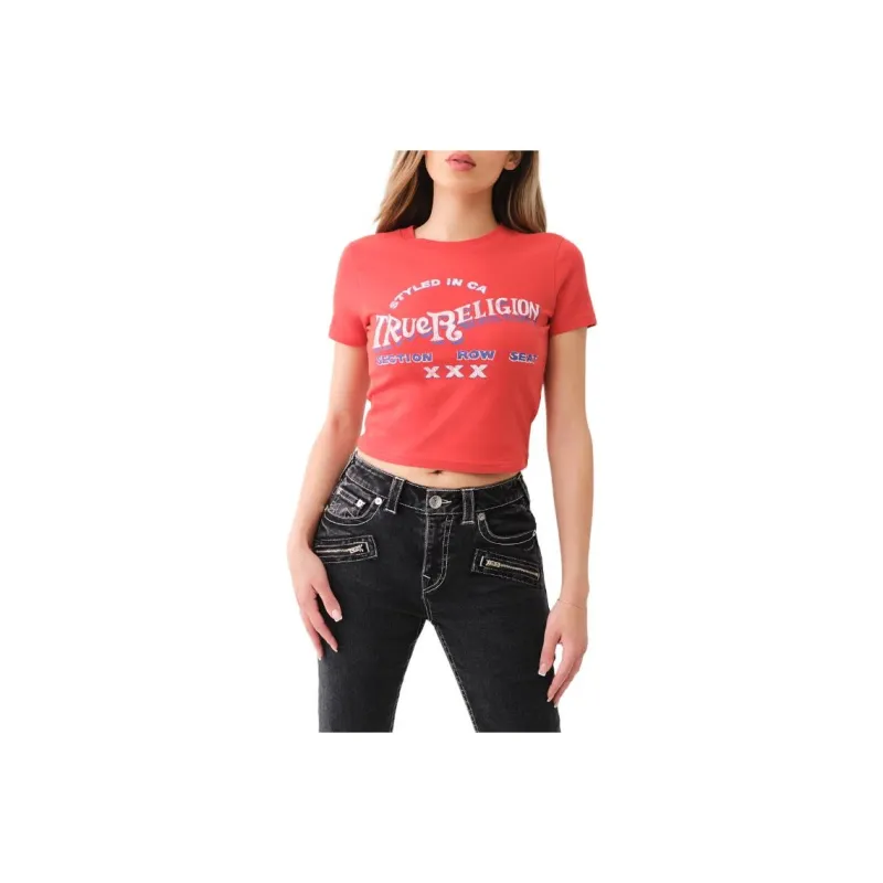 TRUE RELIGION T Shirt Women's Red-0