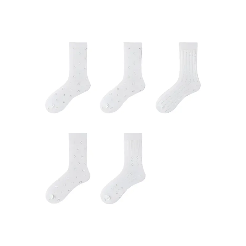 H YXIANG Mid Calf Socks Women's Combo Set-22