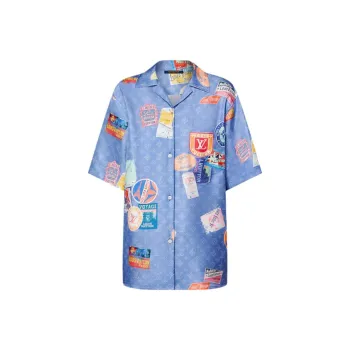 LOUIS VUITTON Mahina Patch Short Sleeved Shirt