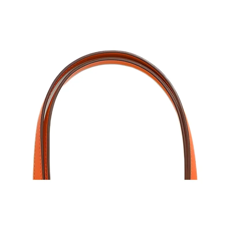 HERMES Clou Medor Swift Calfskin Bag Strap Unisex 0X Orange Minium Aluminum Dan Orange-3
