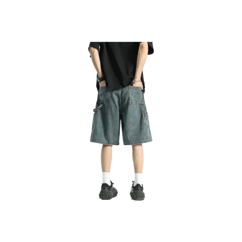 Struggle Vintage95 Denim Shorts Unisex Dark Blue-1