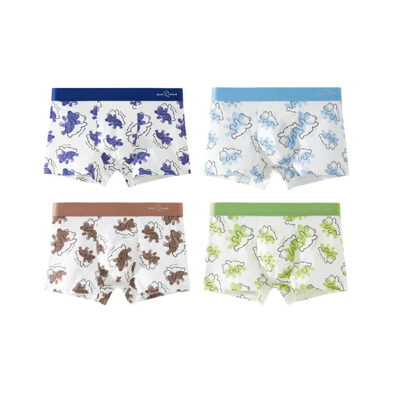 Qiao Ni Tong Underpants Men's 3 Pack-4