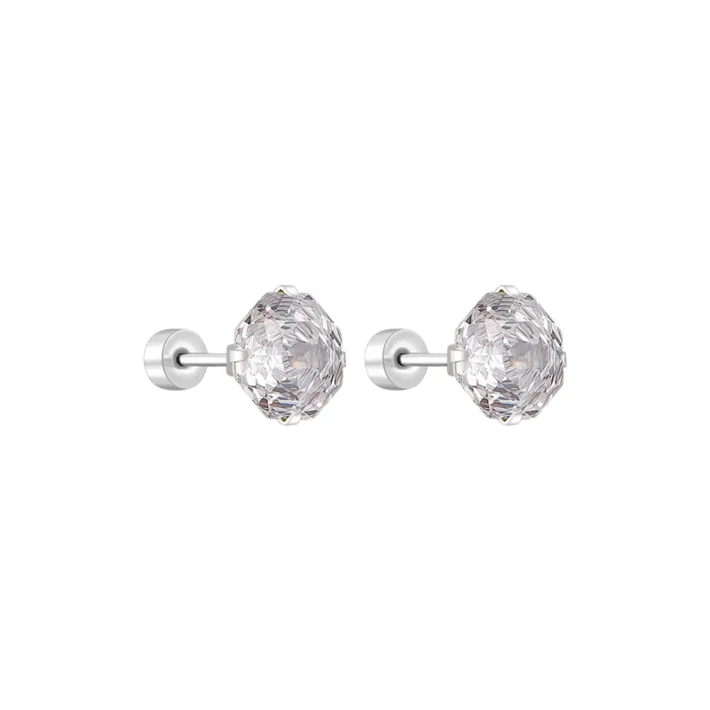 GUDUD Titanium Steel Stud Earrings Unisex-8