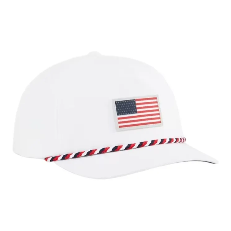 PUMA Polyurethane, Polyester Baseball Caps Men's White-1