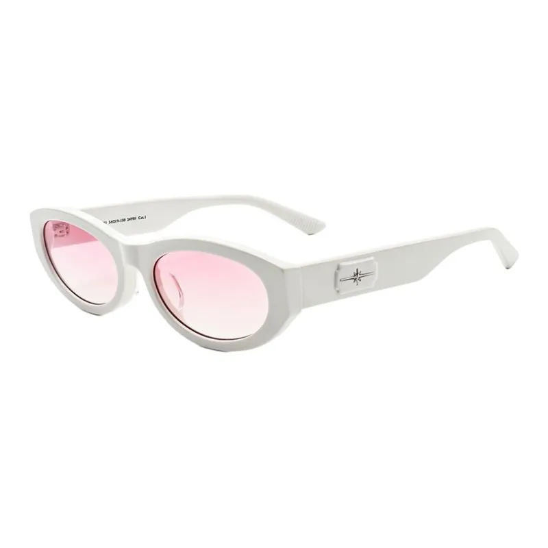 THE OWNER Plate Frame Oval Sunglasses Unisex-5